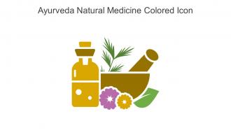 Ayurveda Natural Medicine Colored Icon In Powerpoint Pptx Png And Editable Eps Format
