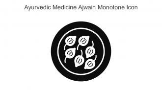 Ayurvedic Medicine Ajwain Monotone Icon In Powerpoint Pptx Png And Editable Eps Format