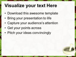 Ayurvedic medicine maker powerpoint templates ppt themes and graphics 0513