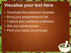 Ayurvedic medicine maker powerpoint templates ppt themes and graphics 0513