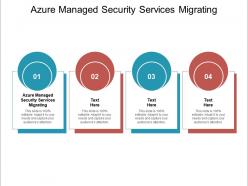 Azure managed security services migrating ppt powerpoint presentation gallery styles cpb
