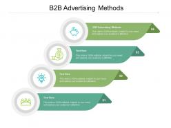 B2b advertising methods ppt powerpoint presentation summary download cpb