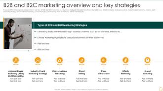 B2b And B2c Marketing Overview And Key Strategies Effective B2b Marketing Organization Set 2