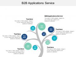 B2b applications service ppt powerpoint presentation file images cpb