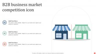 B2b Business Market Competition Icon