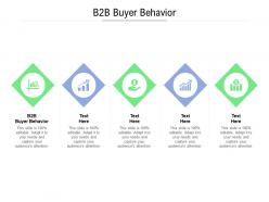 B2b buyer behavior ppt powerpoint presentation model slides cpb