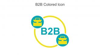 B2B Colored Icon In Powerpoint Pptx Png And Editable Eps Format