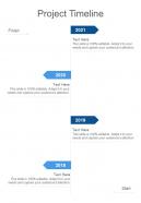 B2B Content Marketing Proposal Project Timeline One Pager Sample Example Document