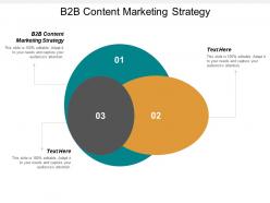 B2b content marketing strategy ppt powerpoint presentation ideas graphic images cpb