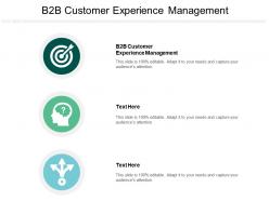B2b customer experience management ppt powerpoint presentation gallery slideshow cpb