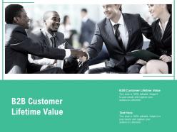 B2b customer lifetime value ppt powerpoint presentation gallery rules cpb