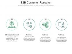 B2b customer research ppt powerpoint presentation summary slides cpb