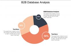 B2b database analysis ppt powerpoint presentation file background designs cpb