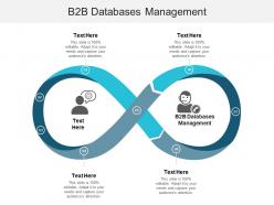 B2b databases management ppt powerpoint presentation file model cpb