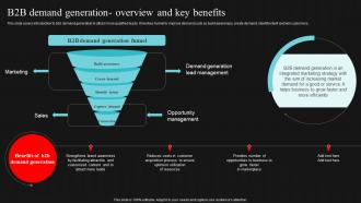 B2b Demand Generation Overview And Key Benefits Demand Generation Strategies