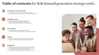 B2B Demand Generation Strategy Powerpoint Presentation Slides Attractive Professionally