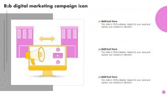 B2b Digital Marketing Campaign Icon