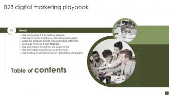 B2B Digital Marketing Playbook Powerpoint Presentation Slides
