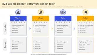 B2B Digital Rollout Communication Plan