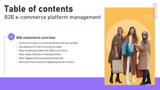 B2B E Commerce Platform Management Powerpoint Presentation Slides Unique Image