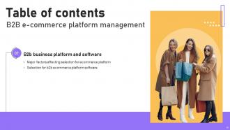 B2B E Commerce Platform Management Powerpoint Presentation Slides Downloadable Images