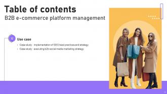 B2B E Commerce Platform Management Powerpoint Presentation Slides Engaging Images