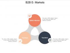 B2b e markets ppt powerpoint presentation professional ideas cpb