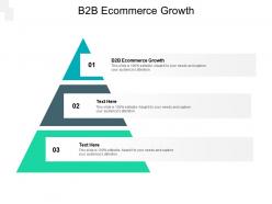 B2b ecommerce growth ppt powerpoint presentation inspiration background image cpb