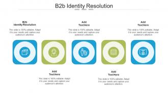 B2b Identity Resolution Ppt Powerpoint Presentation Icon Example Introduction Cpb