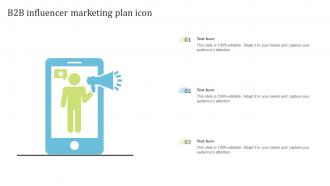 B2B Influencer Marketing Plan Icon
