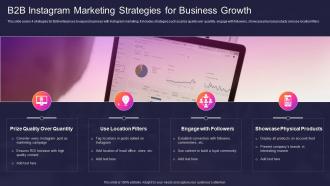 B2B Instagram Marketing Strategies For Business Growth