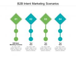 B2b intent marketing scenarios ppt powerpoint presentation gallery themes cpb