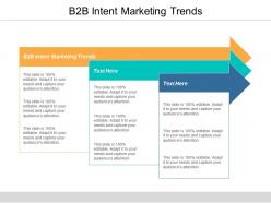 B2b intent marketing trends ppt powerpoint presentation file deck cpb