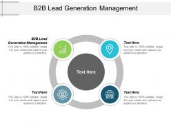 B2b lead generation management ppt powerpoint presentation professional cpb