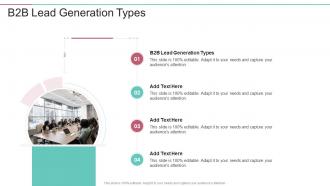 B2b Lead Generation Types In Powerpoint And Google Slides Cpb