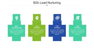 B2b lead nurturing ppt powerpoint presentation professional model cpb