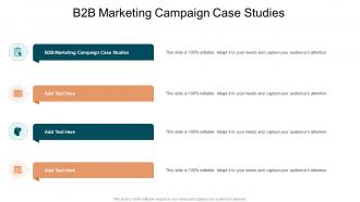 B2b Marketing Campaign Case Studies In Powerpoint And Google Slides Cpb