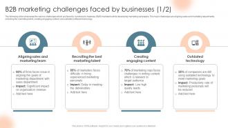 B2B Marketing Challenges Faced By Businesses Complete Introduction To Business Marketing MKT SS V