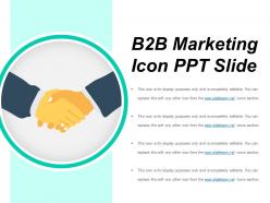 B2b marketing icon ppt slide