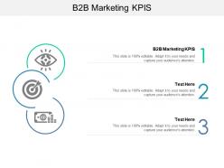 B2b marketing kpis ppt powerpoint presentation slides themes cpb