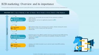 B2B Marketing Overview And Its Importance Developing B2B Marketing Strategies MKT SS V