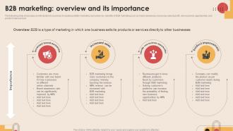 B2b Marketing Overview And Its Importance Digital Marketing Strategies MKT SS V