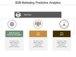 B2b marketing predictive analytics ppt powerpoint presentation file example cpb