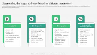 B2B Marketing Strategies Segmenting The Target Audience Based On Different MKT SS V