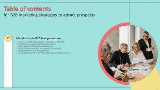 B2B Marketing Strategies To Attract Prospects Powerpoint Presentation Slides Ideas Captivating