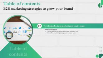 B2B Marketing Strategies To Grow Your Brand MKT CD V Interactive Editable