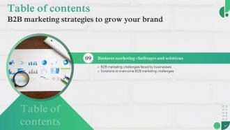 B2B Marketing Strategies To Grow Your Brand MKT CD V Captivating Editable