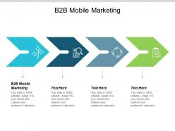 B2b mobile marketing ppt powerpoint presentation icon example topics cpb