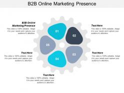 B2b online marketing presence ppt powerpoint presentation file designs download cpb