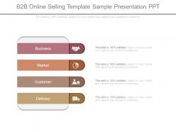B2b online selling template sample presentation ppt